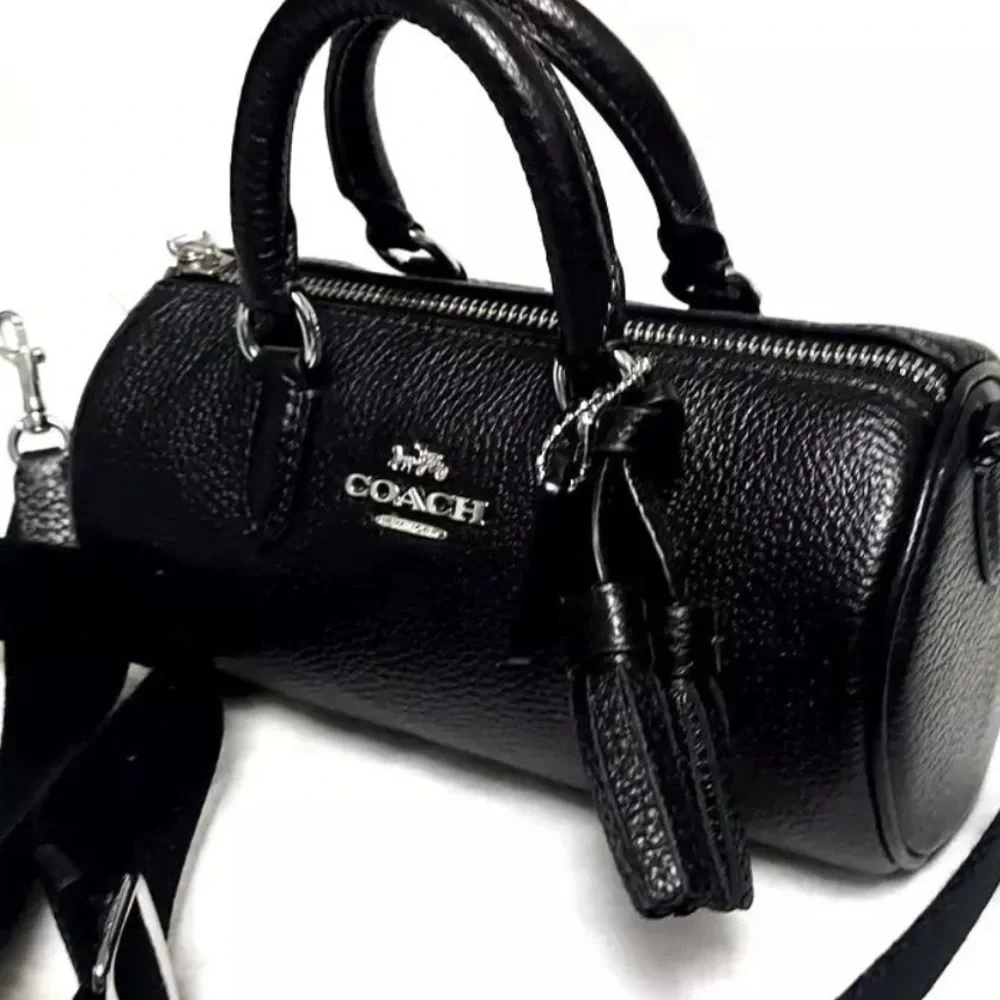 Coach Black Leather Handbag
